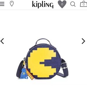 Kipling & PAC-Man Crossbody (NWT)